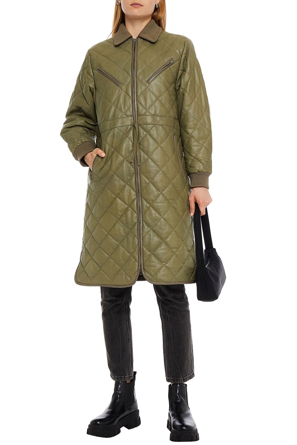 MUUBAA Quilted leather coat