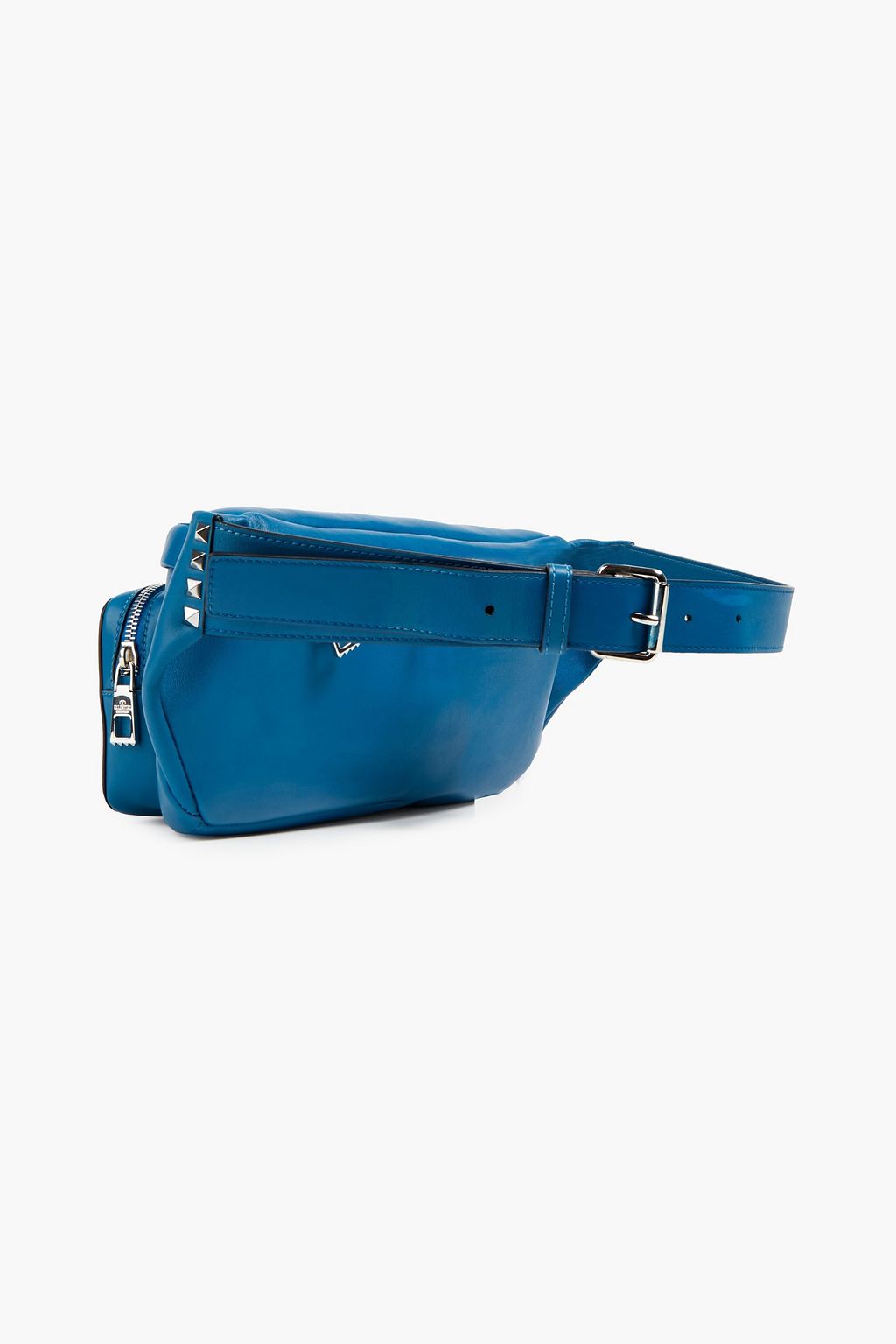 VALENTINO GARAVANI レザートリム スタッズ付き レザー ベルトバッグ