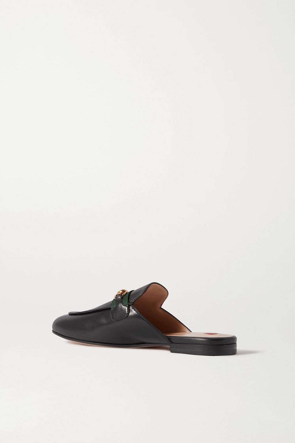 GUCCI Princetown horsebit-detailed leather slippers