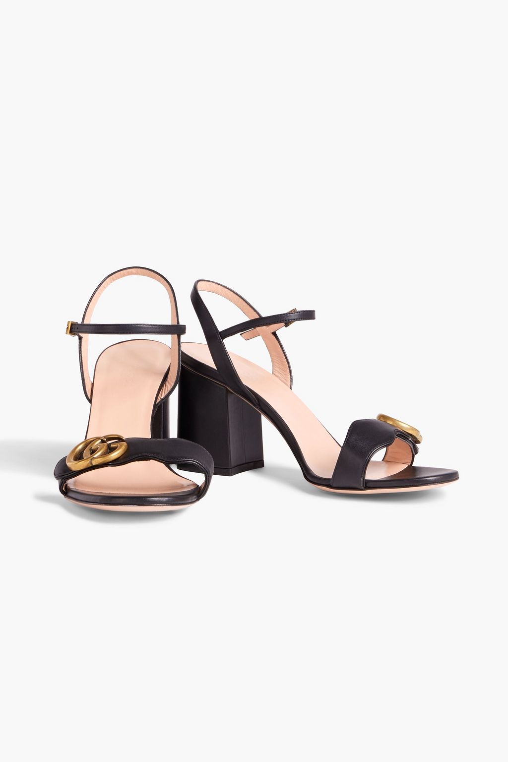 GUCCI Embellished leather sandals