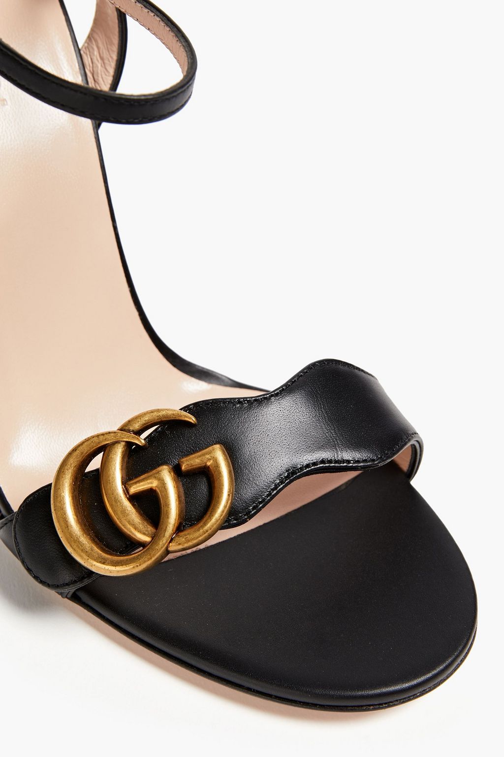 GUCCI Marmont logo-embellished leather sandals