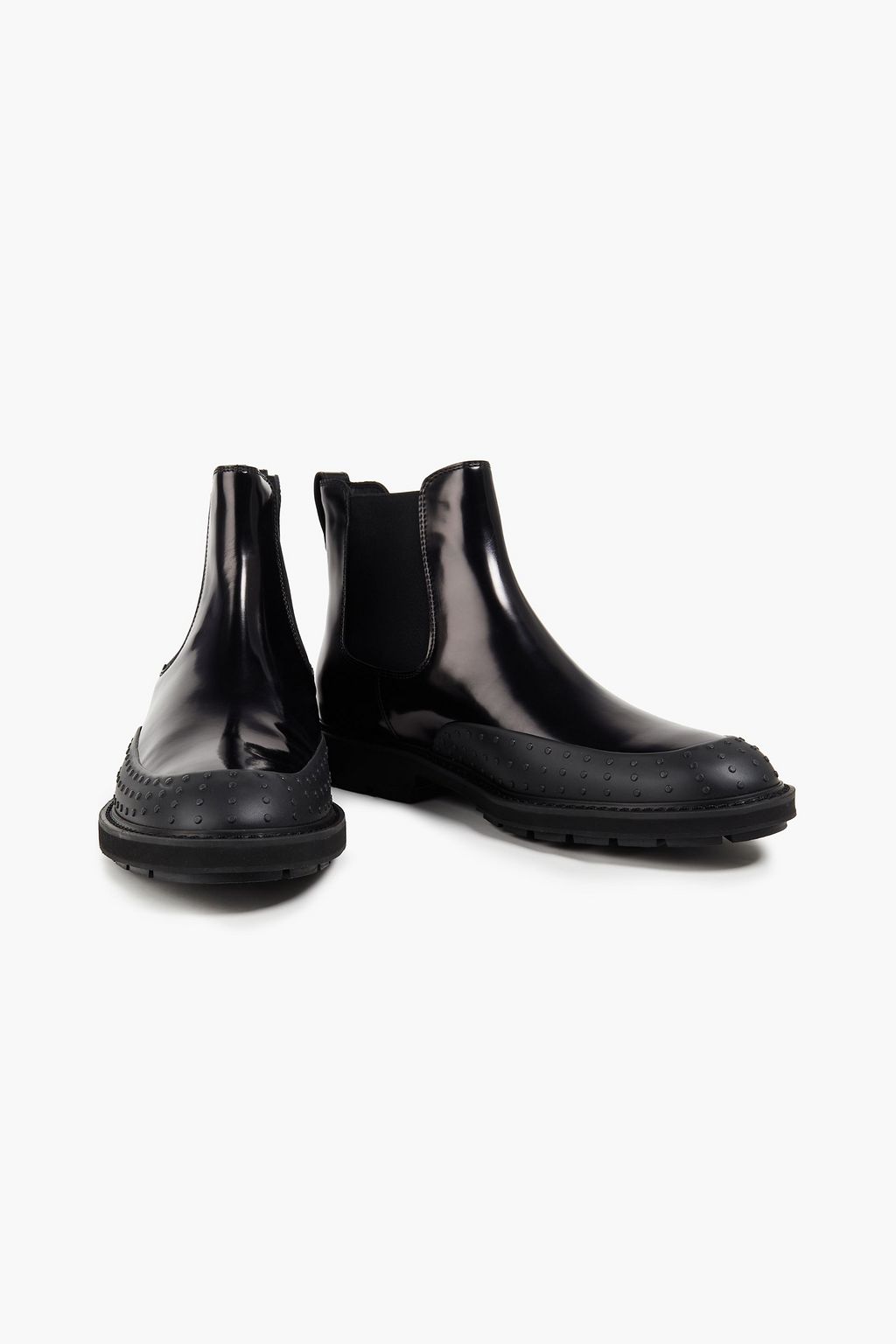 TOD'S Gommino patent-leather Chelsea boots