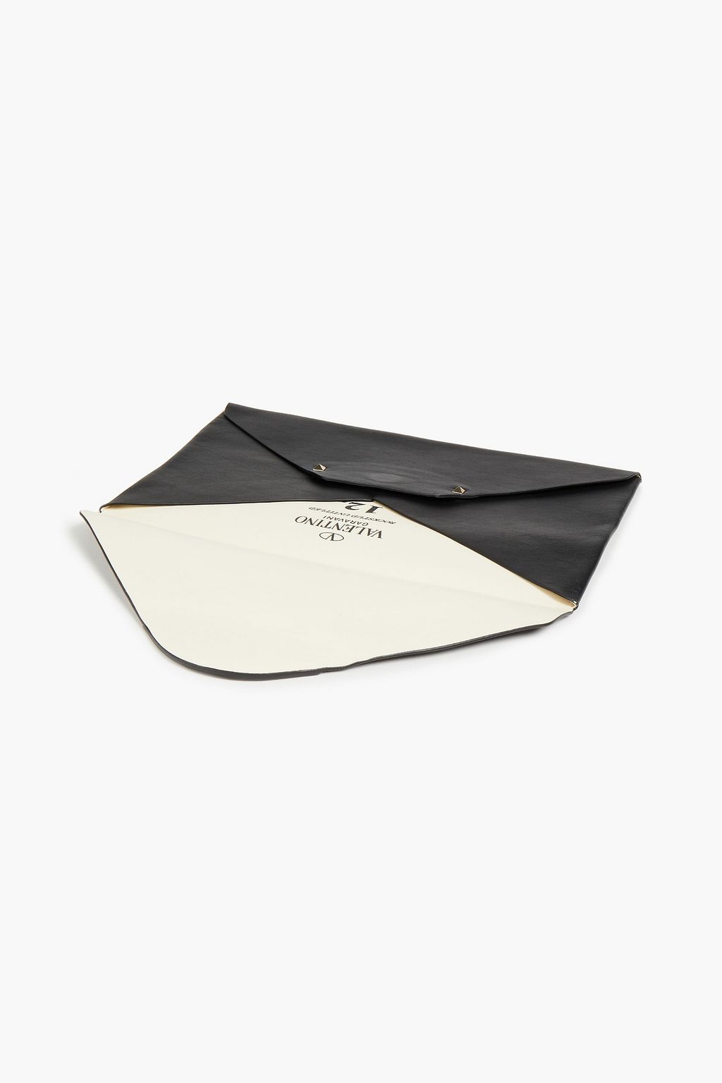 VALENTINO GARAVANI Studded leather envelope clutch