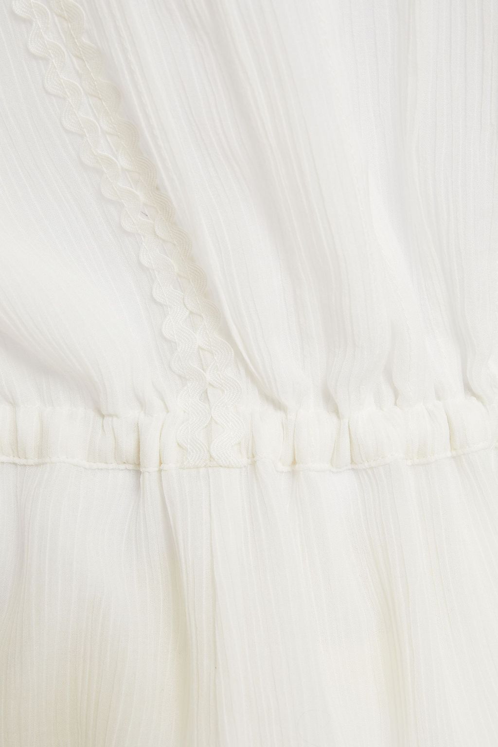SEE BY CHLOÉ Cotton and silk-blend crepon mini dress