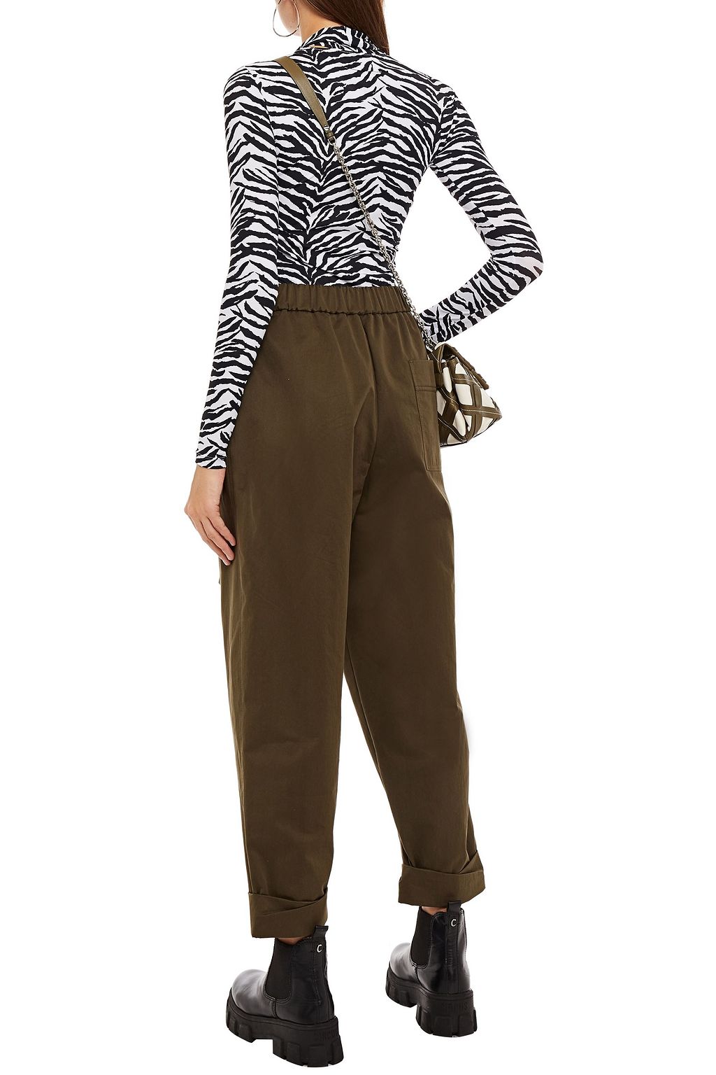 3.1 PHILLIP LIM Belted cotton-blend tapered pants
