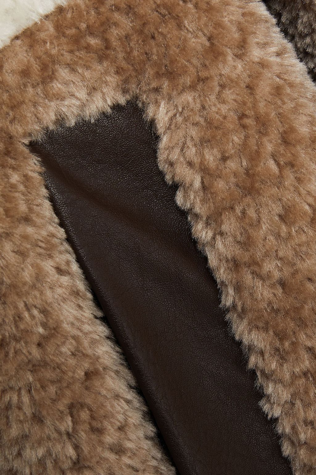 BAUM UND PFERDGARTEN Daffy color-block faux fur coat