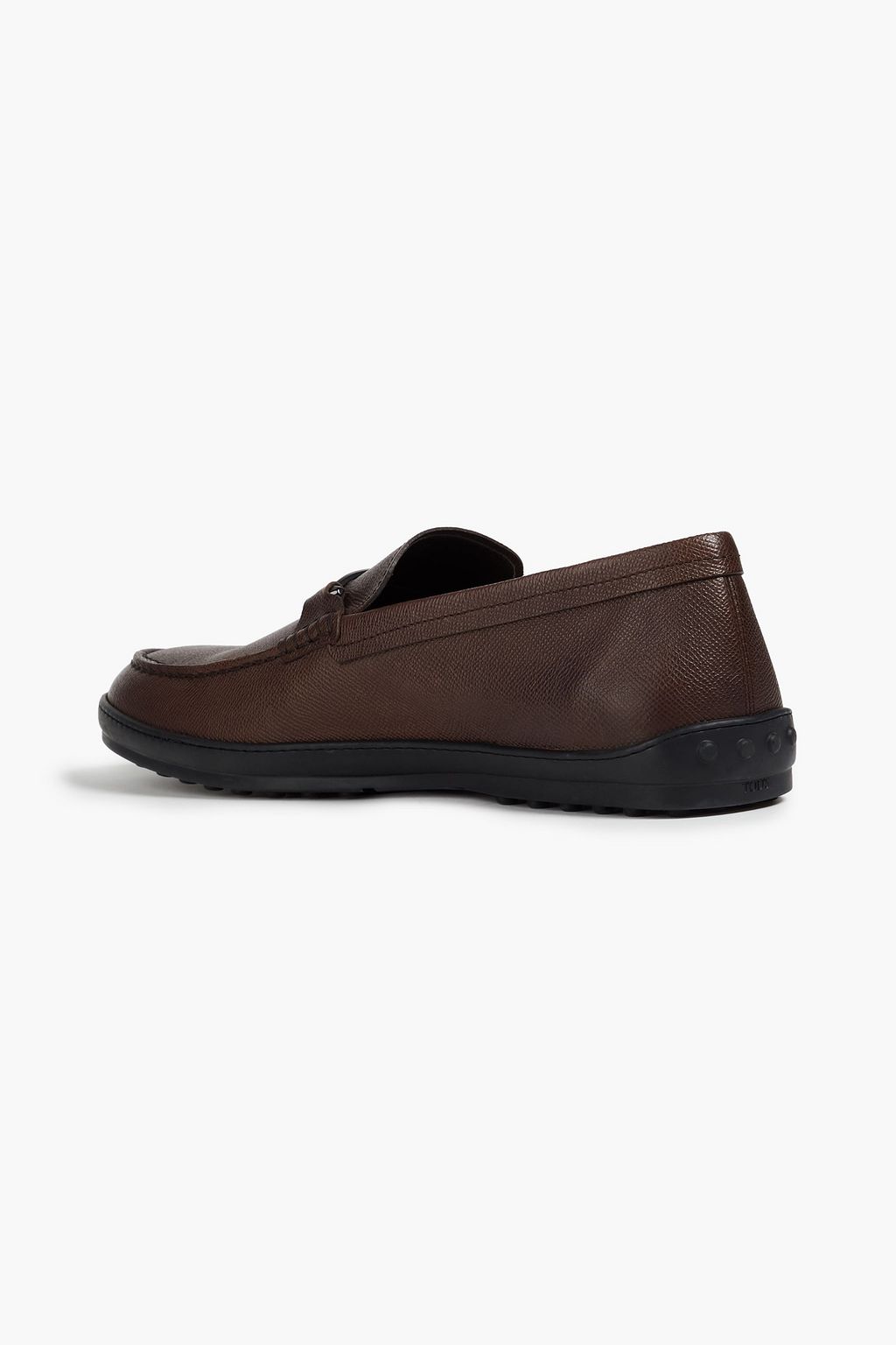 TOD'S Gommino textured-leather loafers