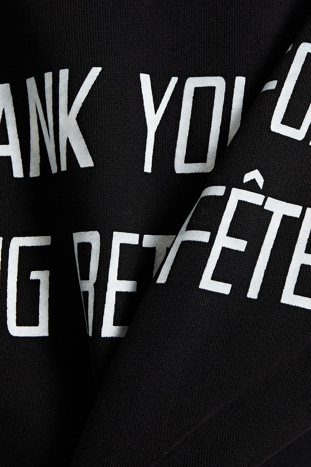 RETROFÊTE Printed French cotton-terry sweatshirt