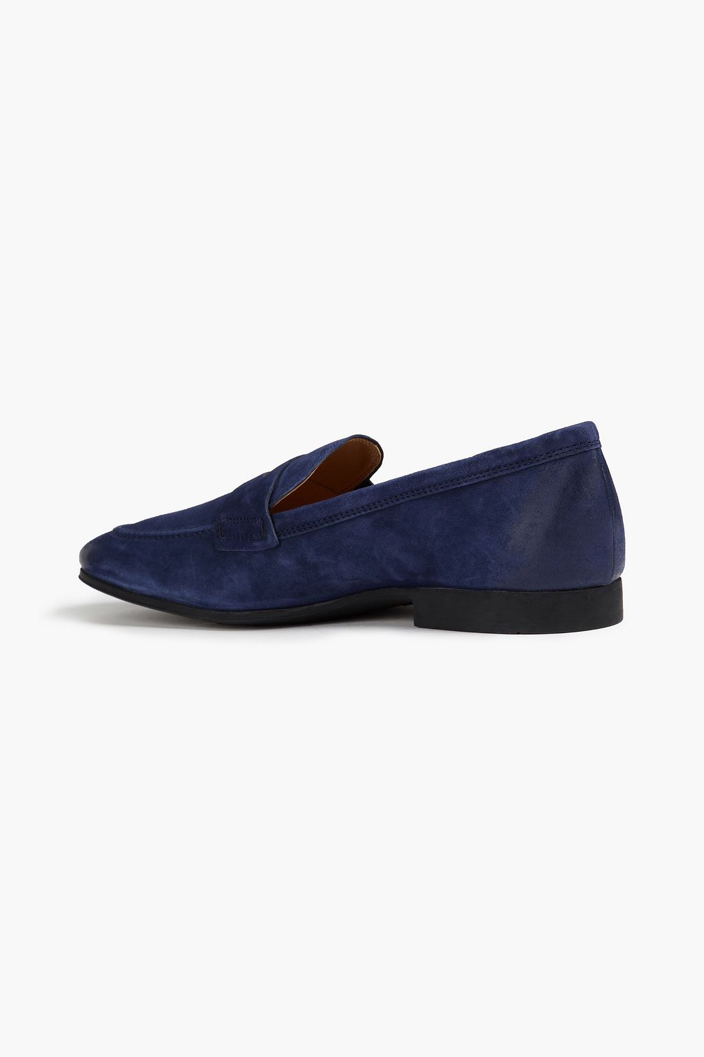 TOD'S Burnished-suede penny loafers