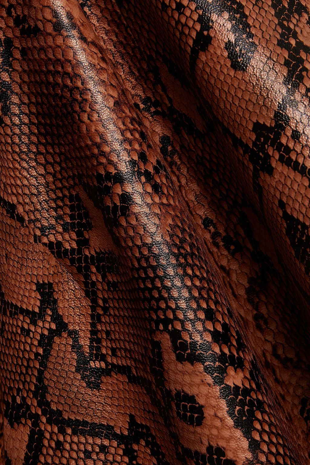 MUUBAA Snake-print leather skirt