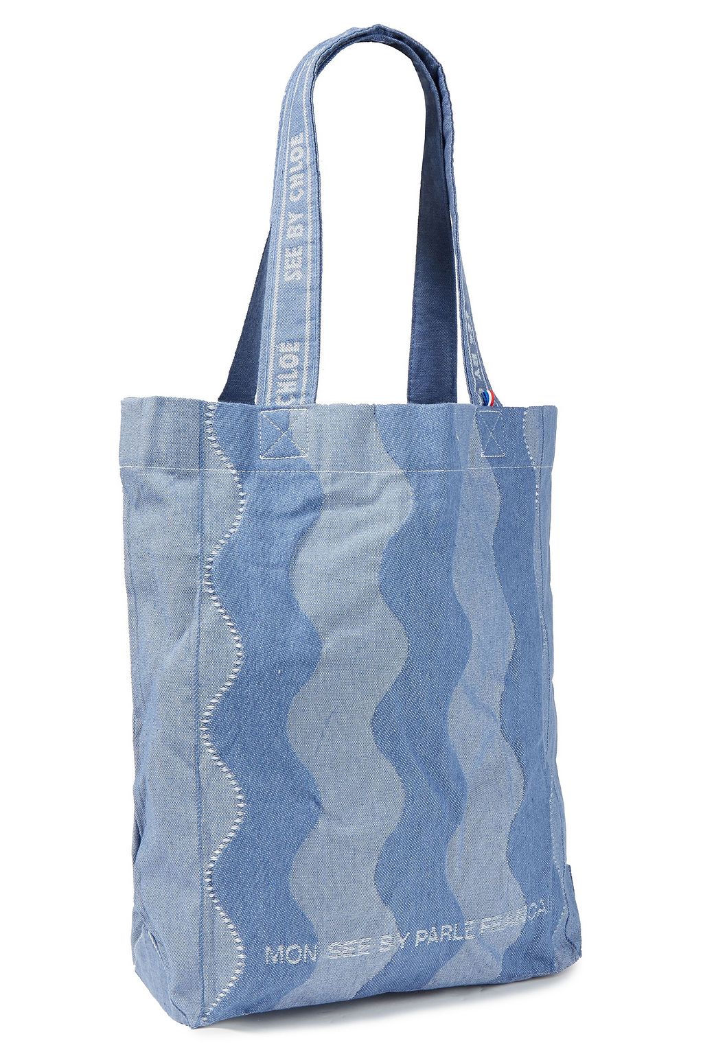 SEE BY CHLOÉ French canvas-jacquard tote