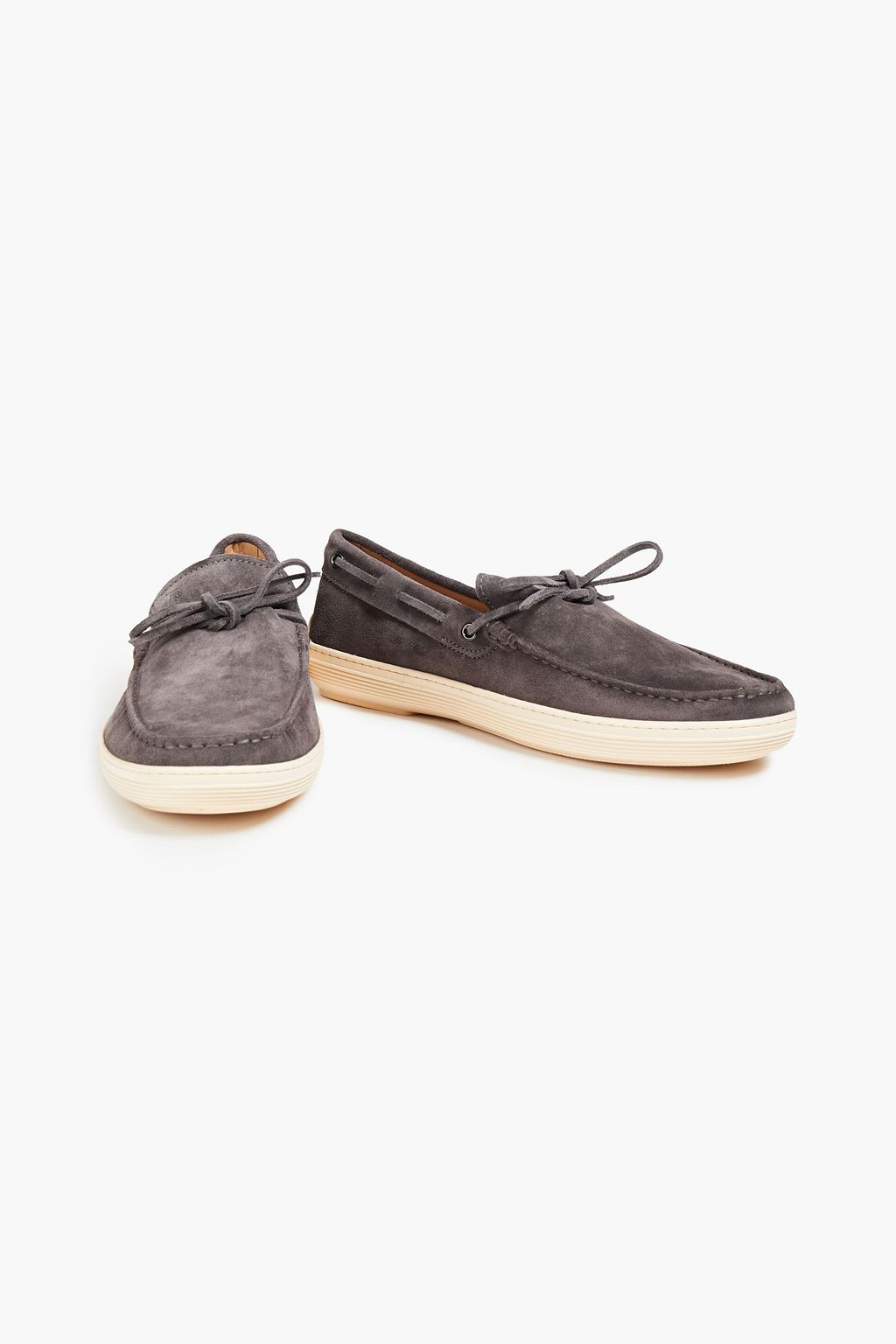 TOD'S Suede boat shoes