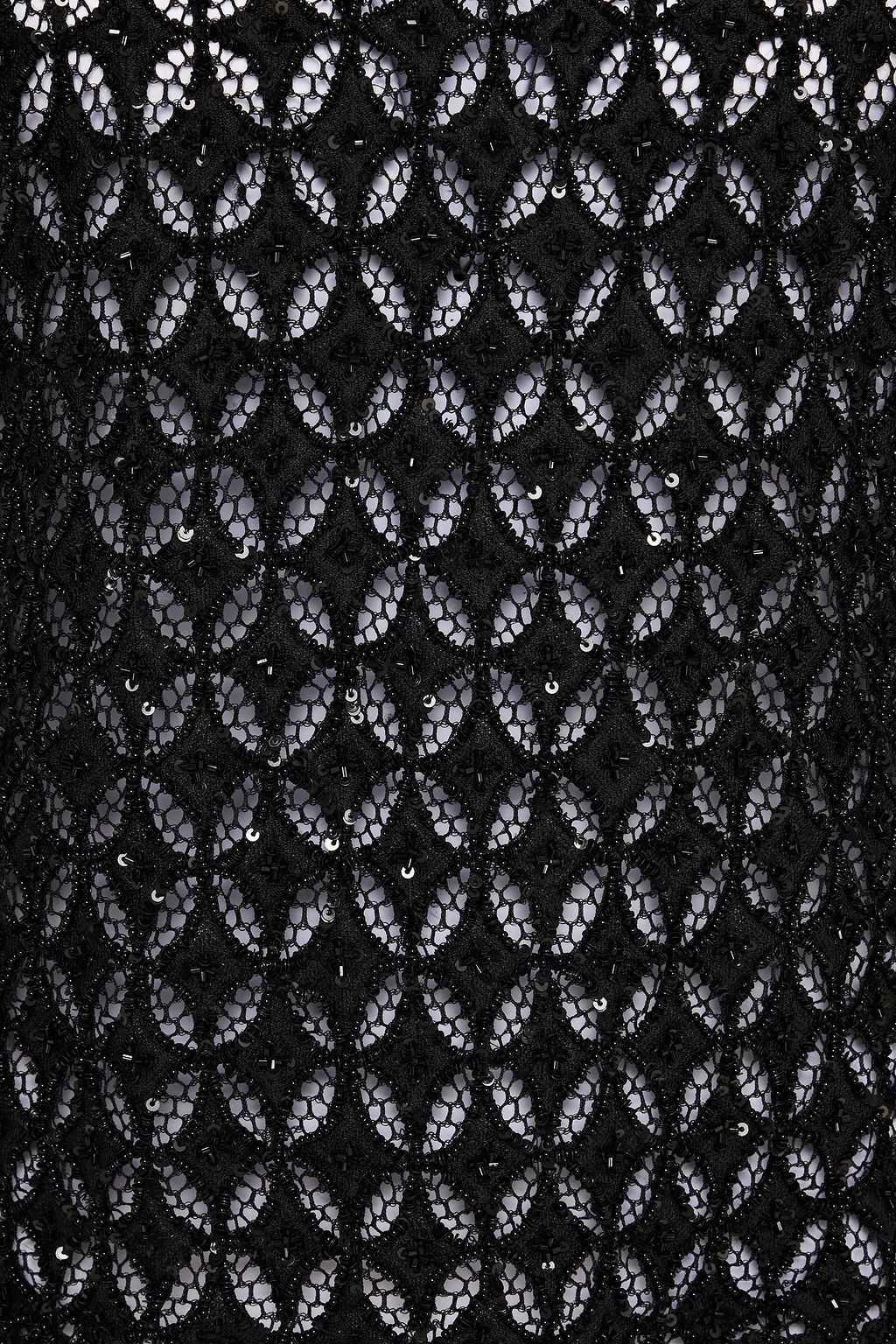 RETROFÊTE Mika embellished guipure lace top