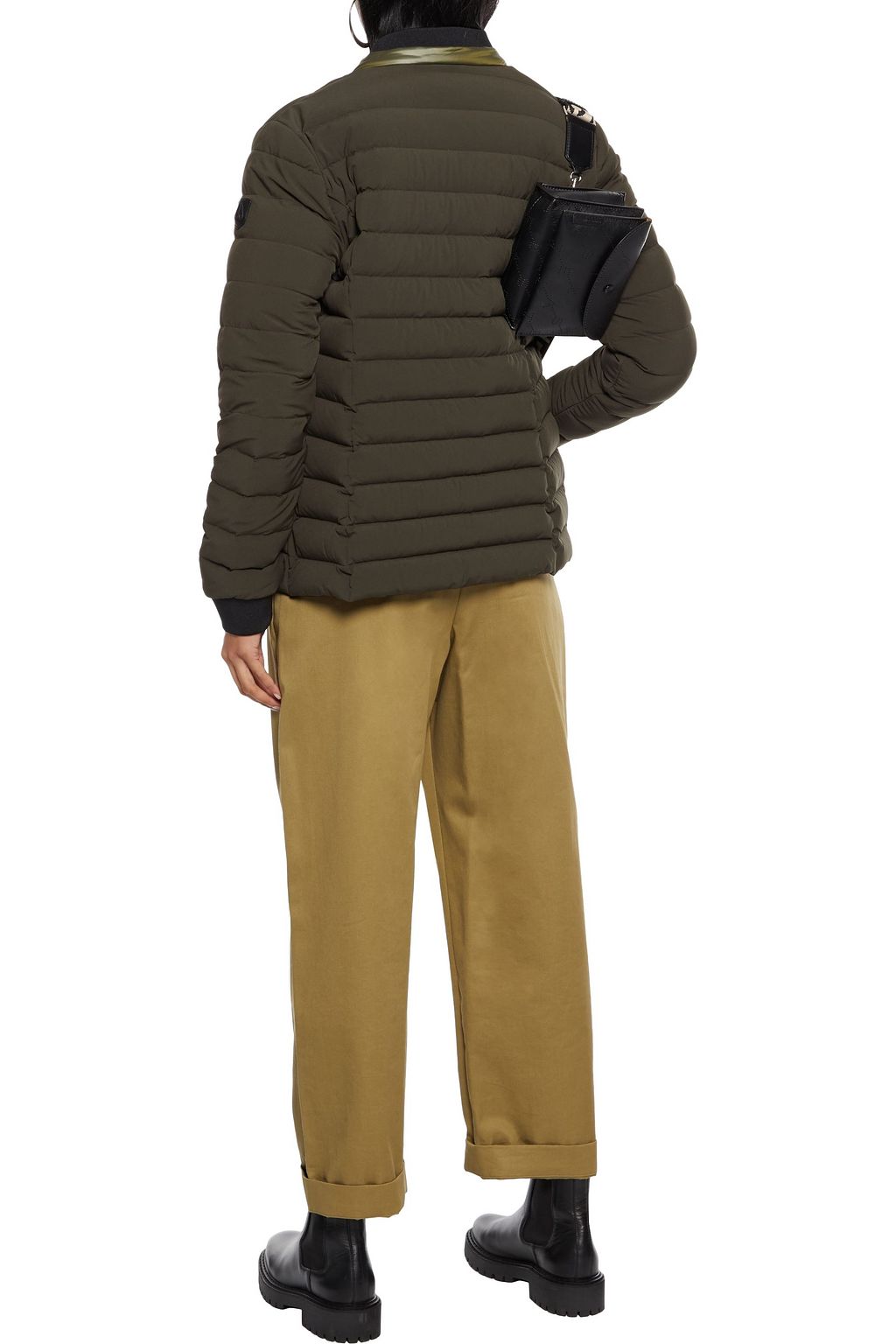 MOOSE KNUCKLES Felicite quilted shell hooded down jacket