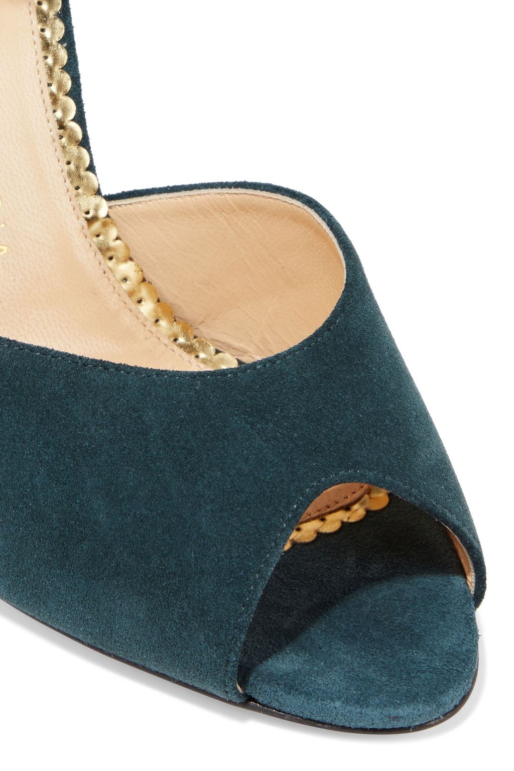 CHARLOTTE OLYMPIA Eugenie suede sandals