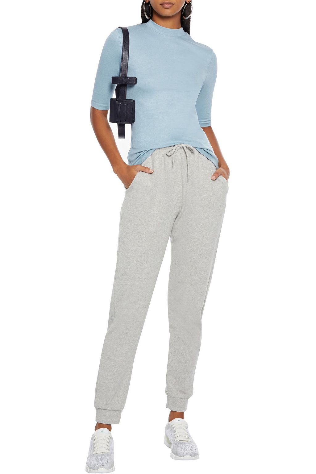 TWENTY MONTRÉAL Ribbed stretch-jersey top