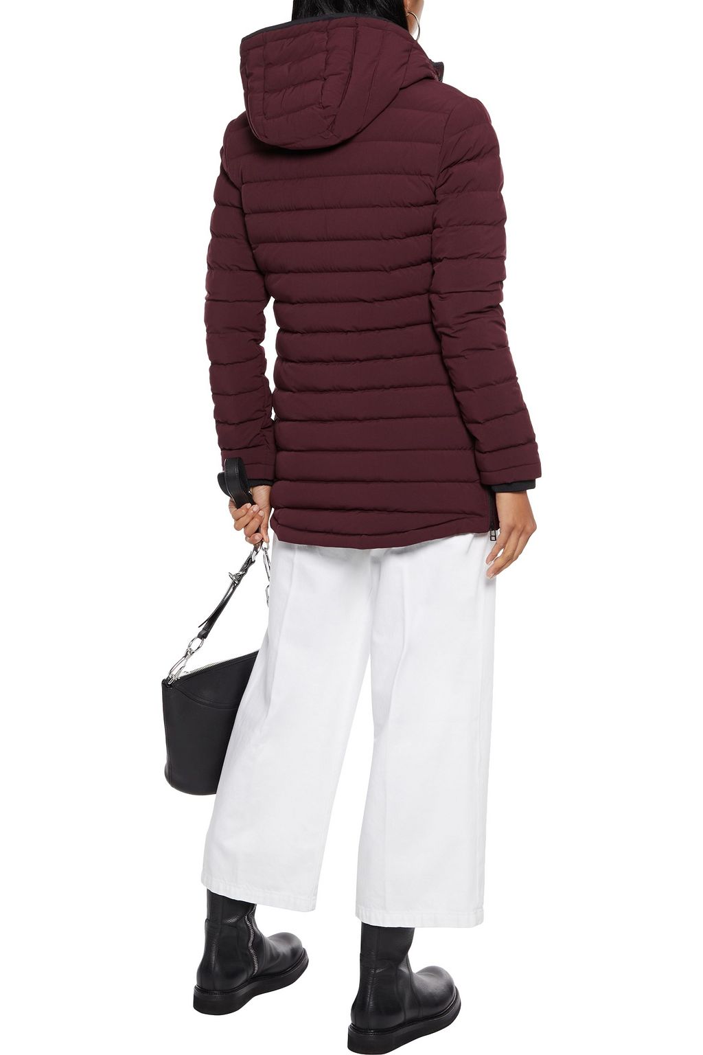 MOOSE KNUCKLES Rockcliff quilted shell hooded down jacket