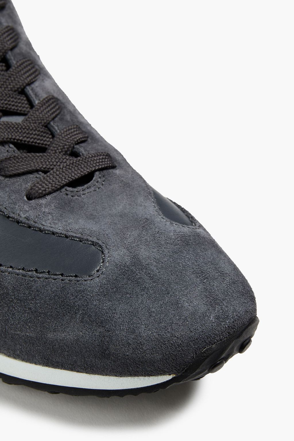 TOD'S Gommino leather and suede sneakers