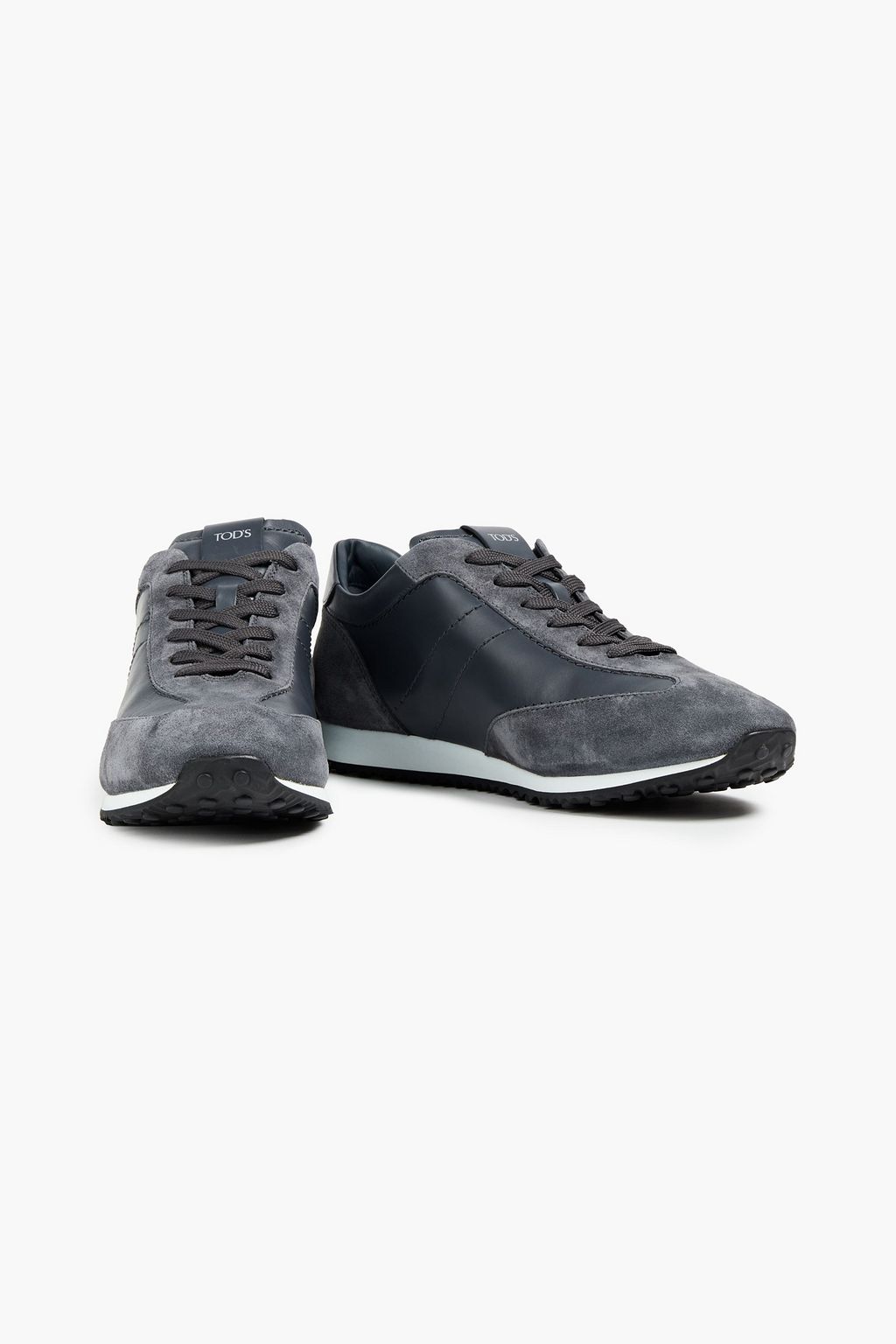 TOD'S Gommino leather and suede sneakers