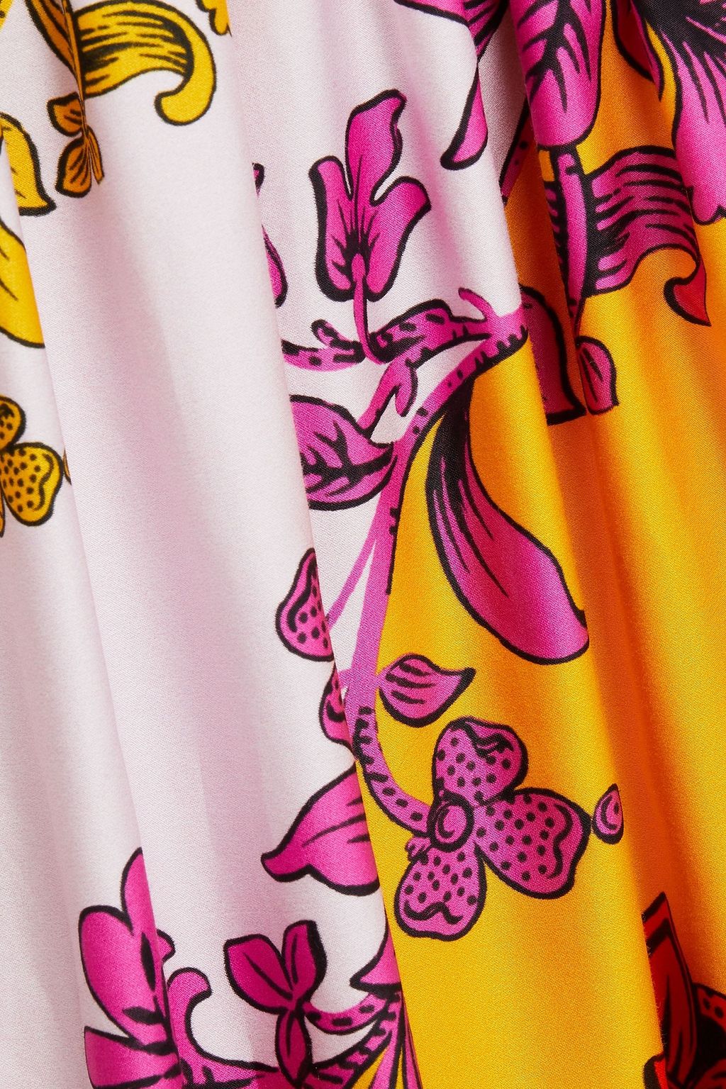 ERDEM Palomina tiered floral-print cotton-sateen midi dress