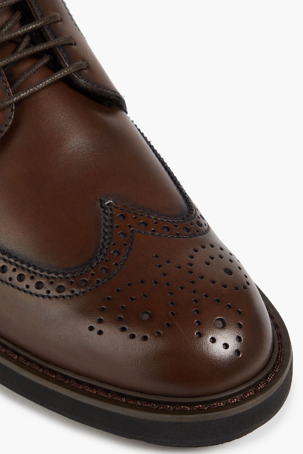 TOD'S Leather wingtip brogues