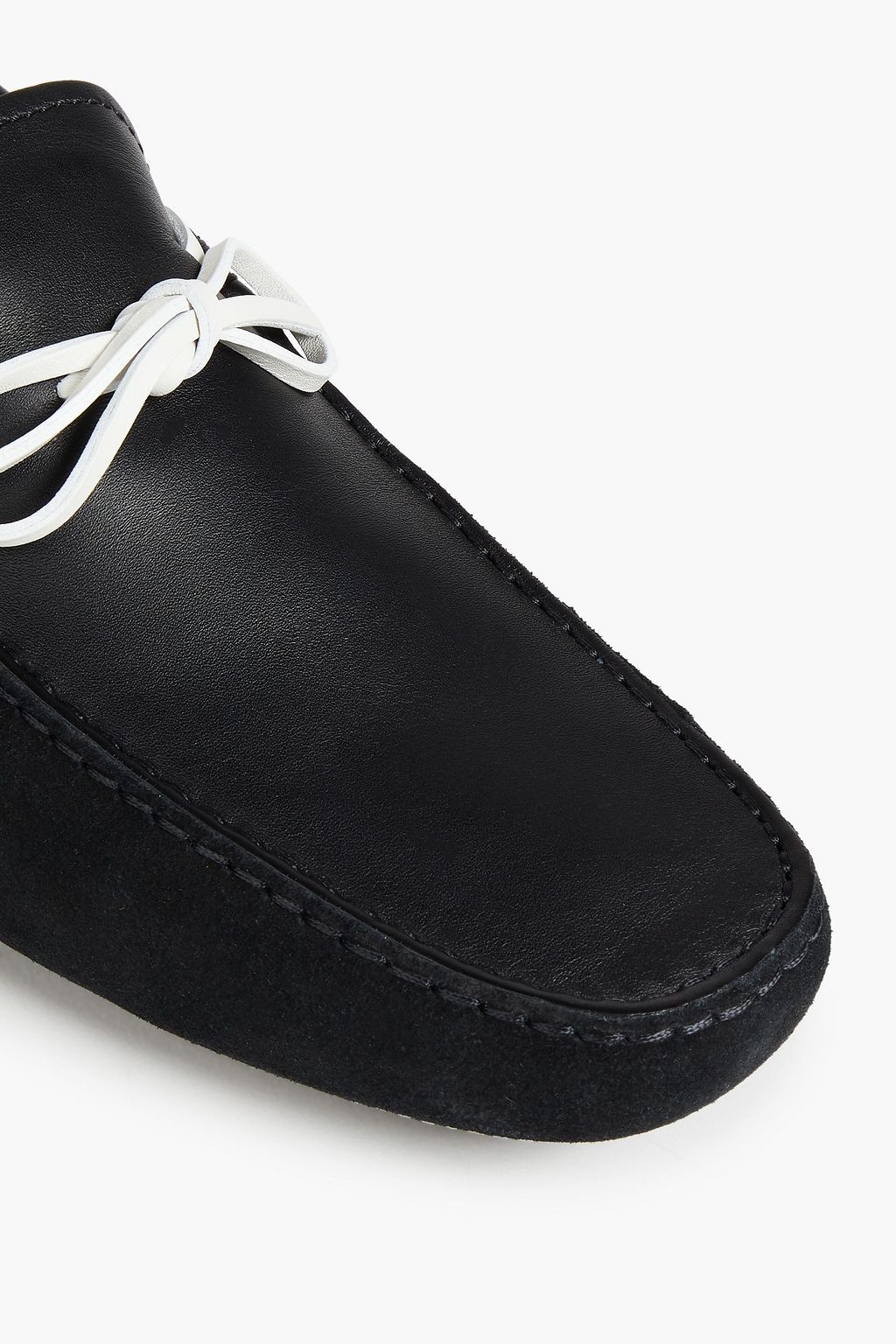 TOD'S Gommino Drivers aus Canvas, Leder und Veloursleder mit Applikationen