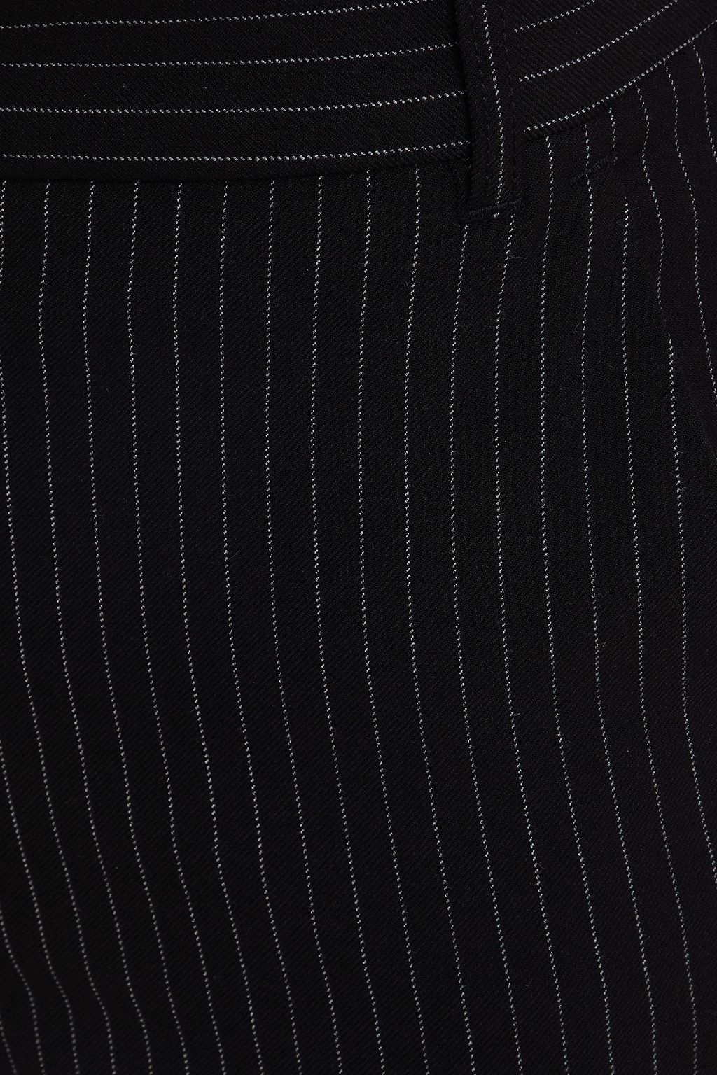 VELVET BY GRAHAM & SPENCER Brittany cropped pinstriped stretch-twill straight-leg pants
