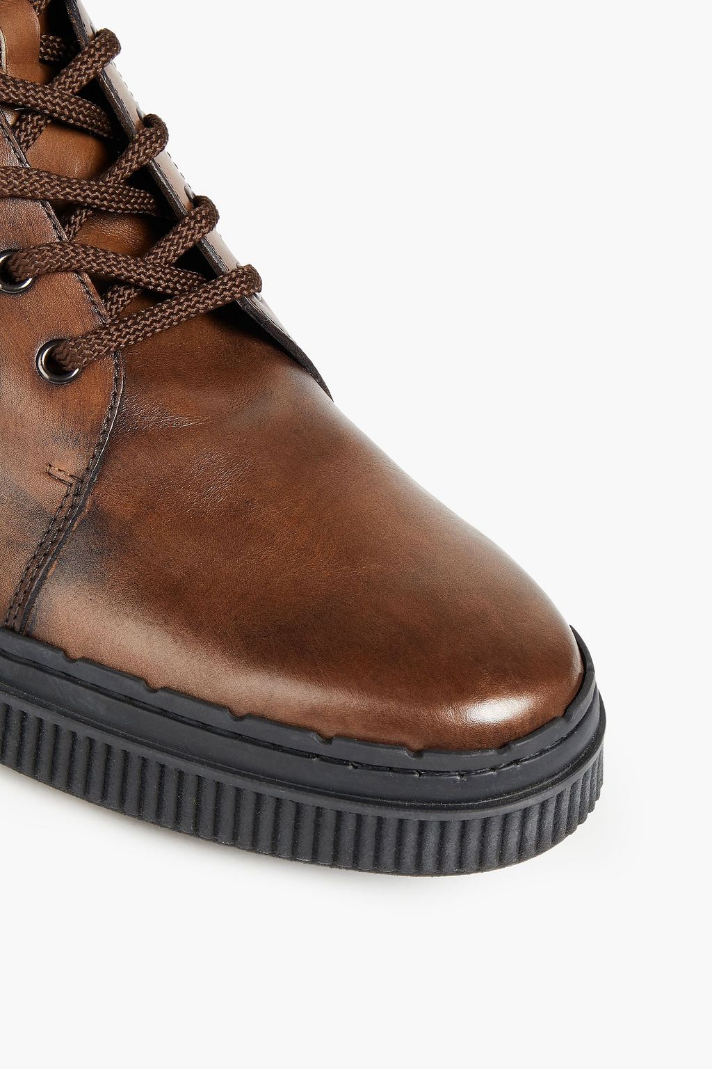 TOD'S Gommino burnished-leather boots