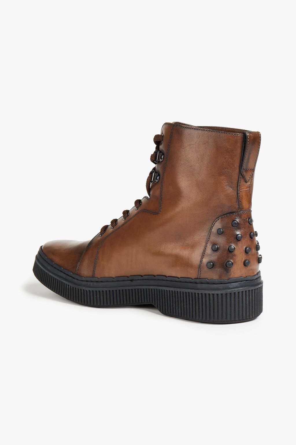 TOD'S Gommino burnished-leather boots