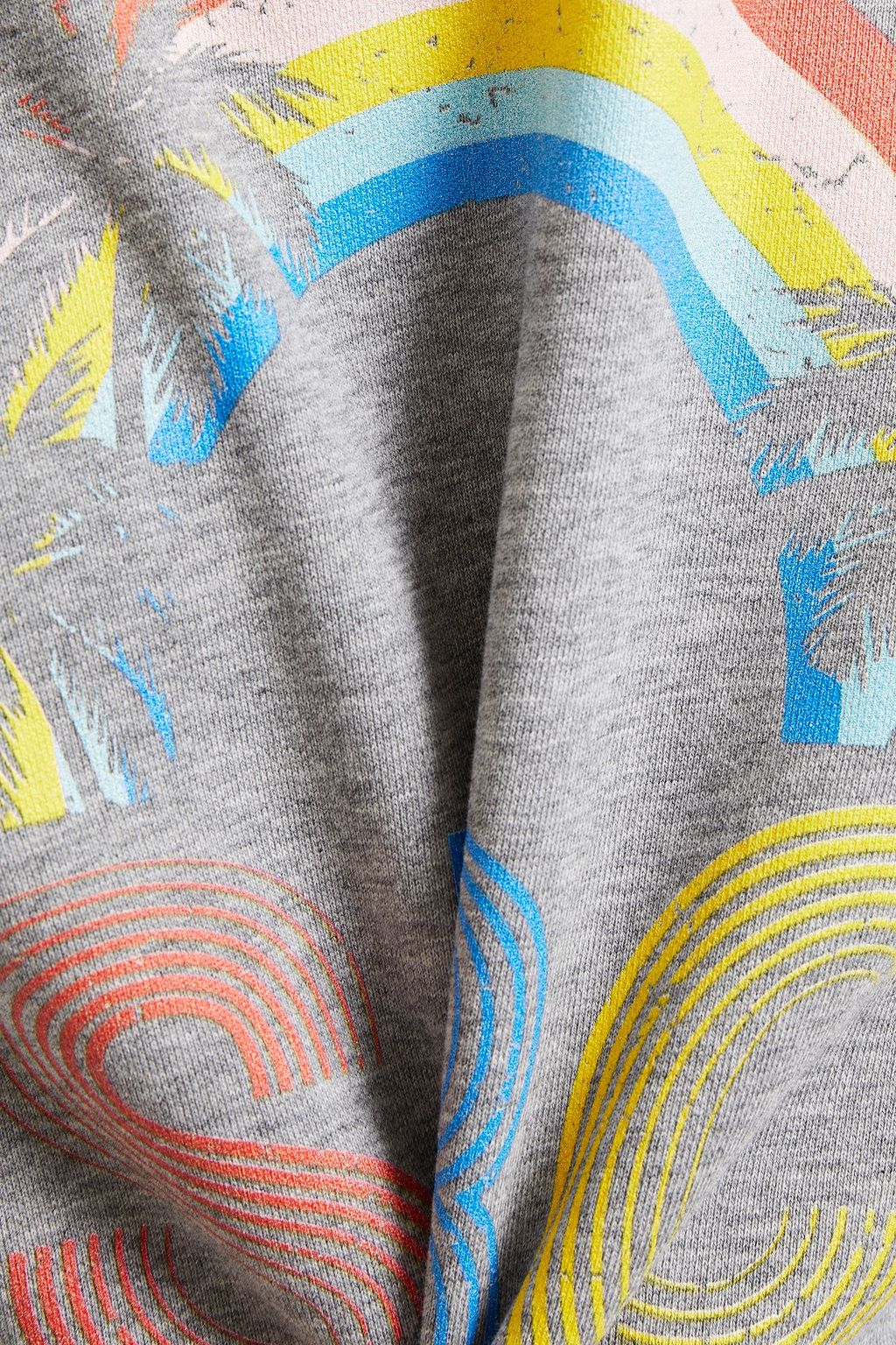 SEE BY CHLOÉ Printed French cotton-terry sweatshirt