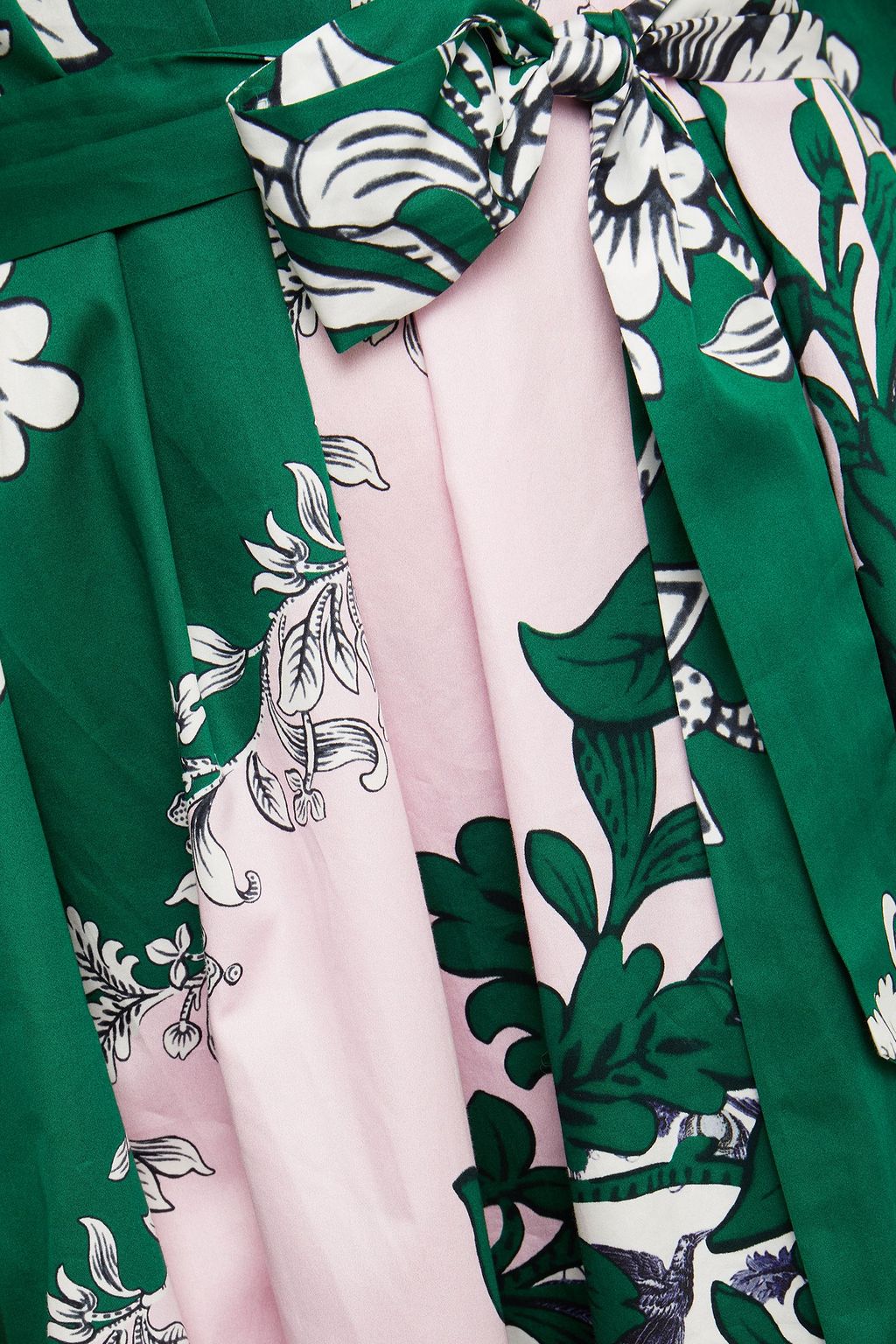 ERDEM Brigida off-the-shoulder floral-print cotton-poplin midi dress