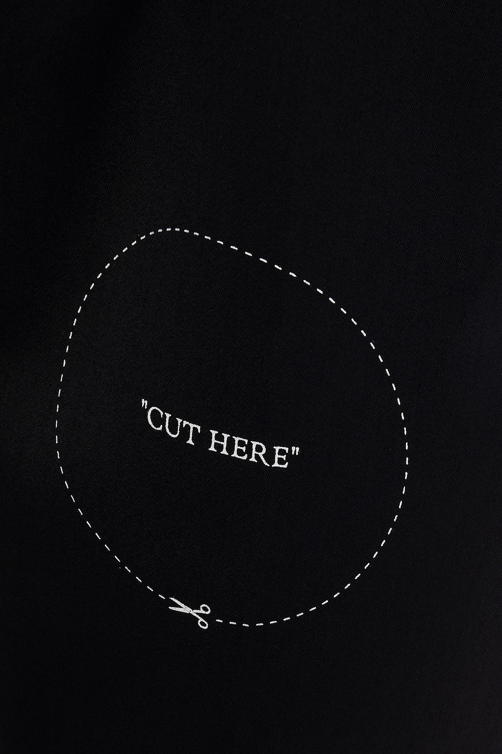 OFF-WHITE™ Printed cady slim-leg pants