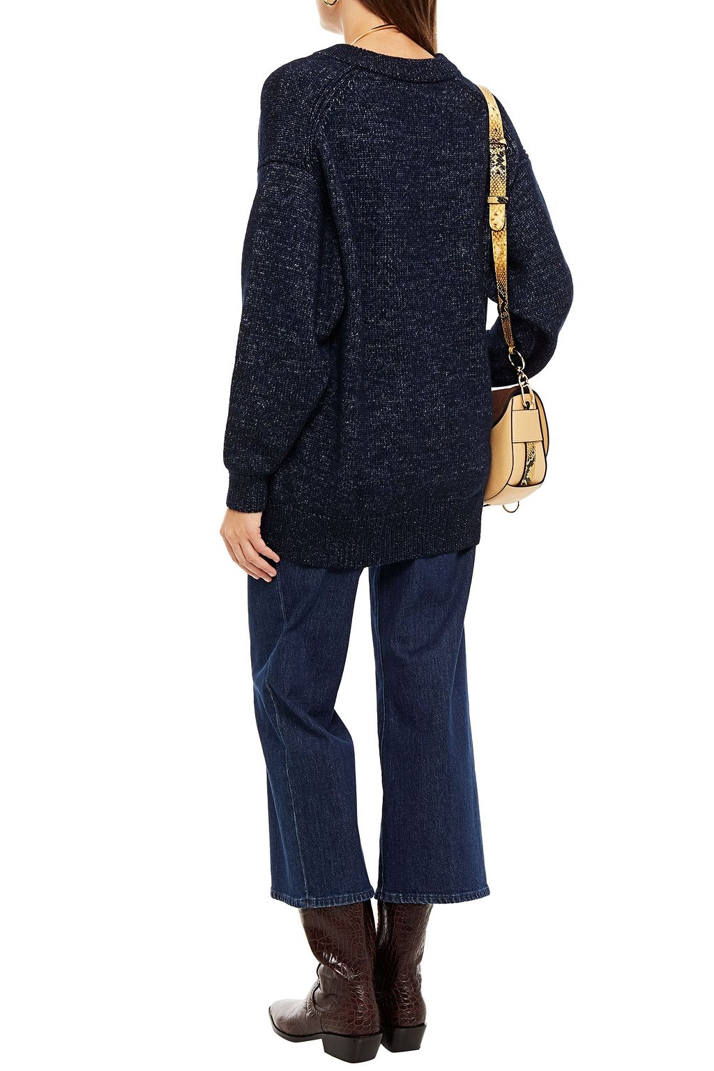 SEE BY CHLOÉ Mélange wool and cotton-blend sweater