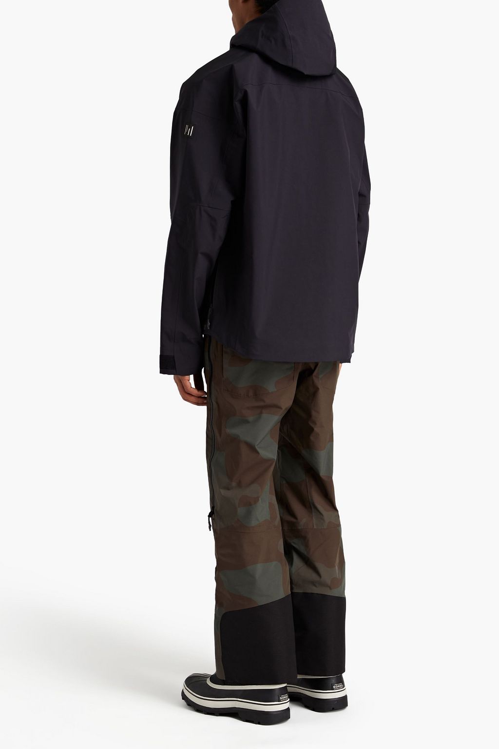 HOLDEN Zip-detailed shell hooded parka