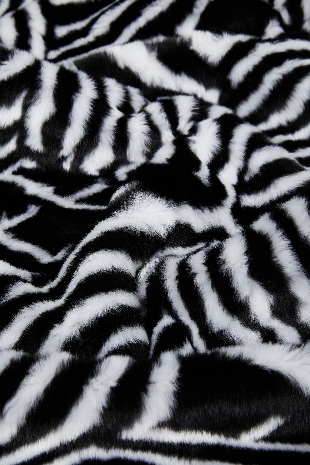 OFF-WHITE™ Printed faux fur scarf