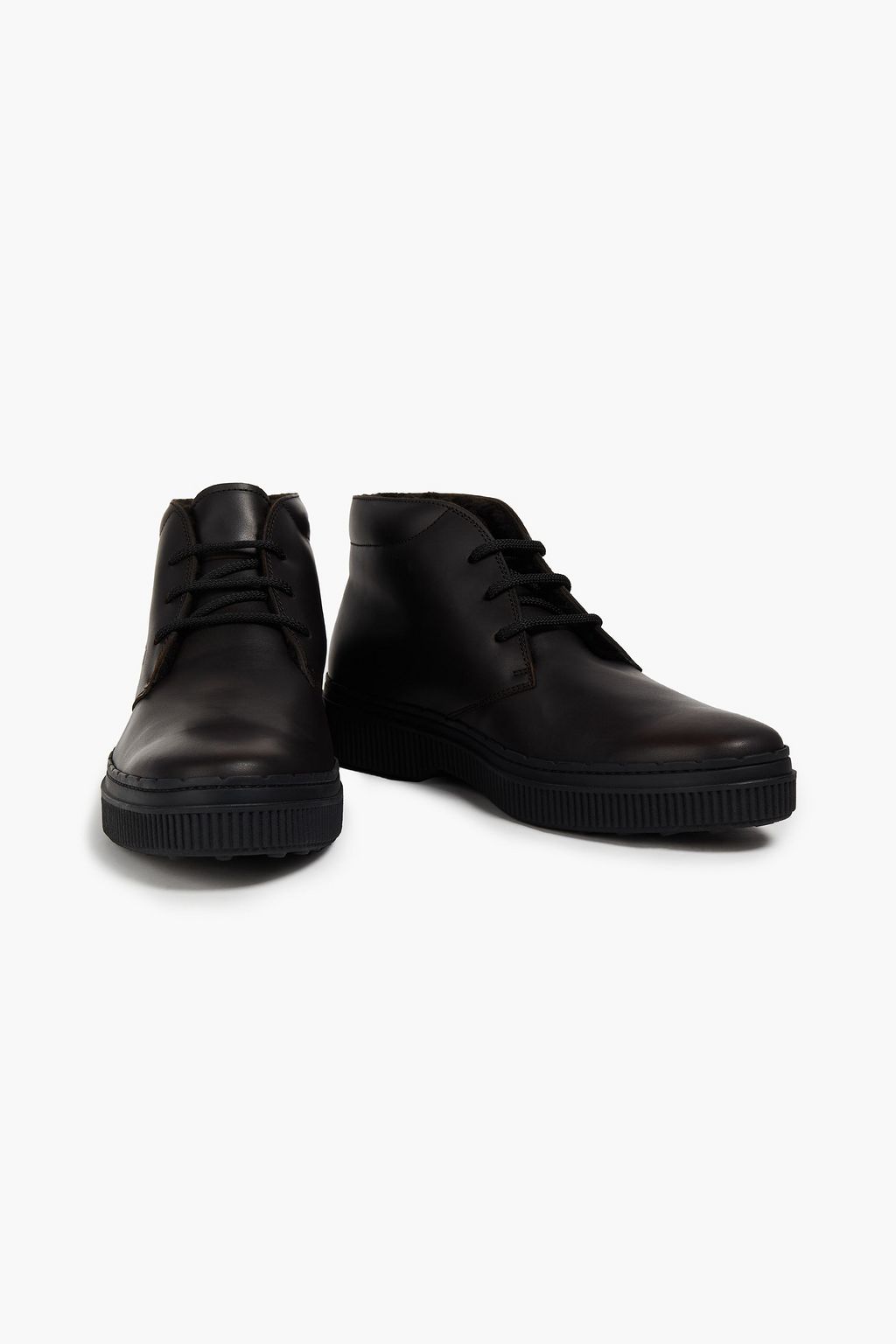 TOD'S Leather desert boots