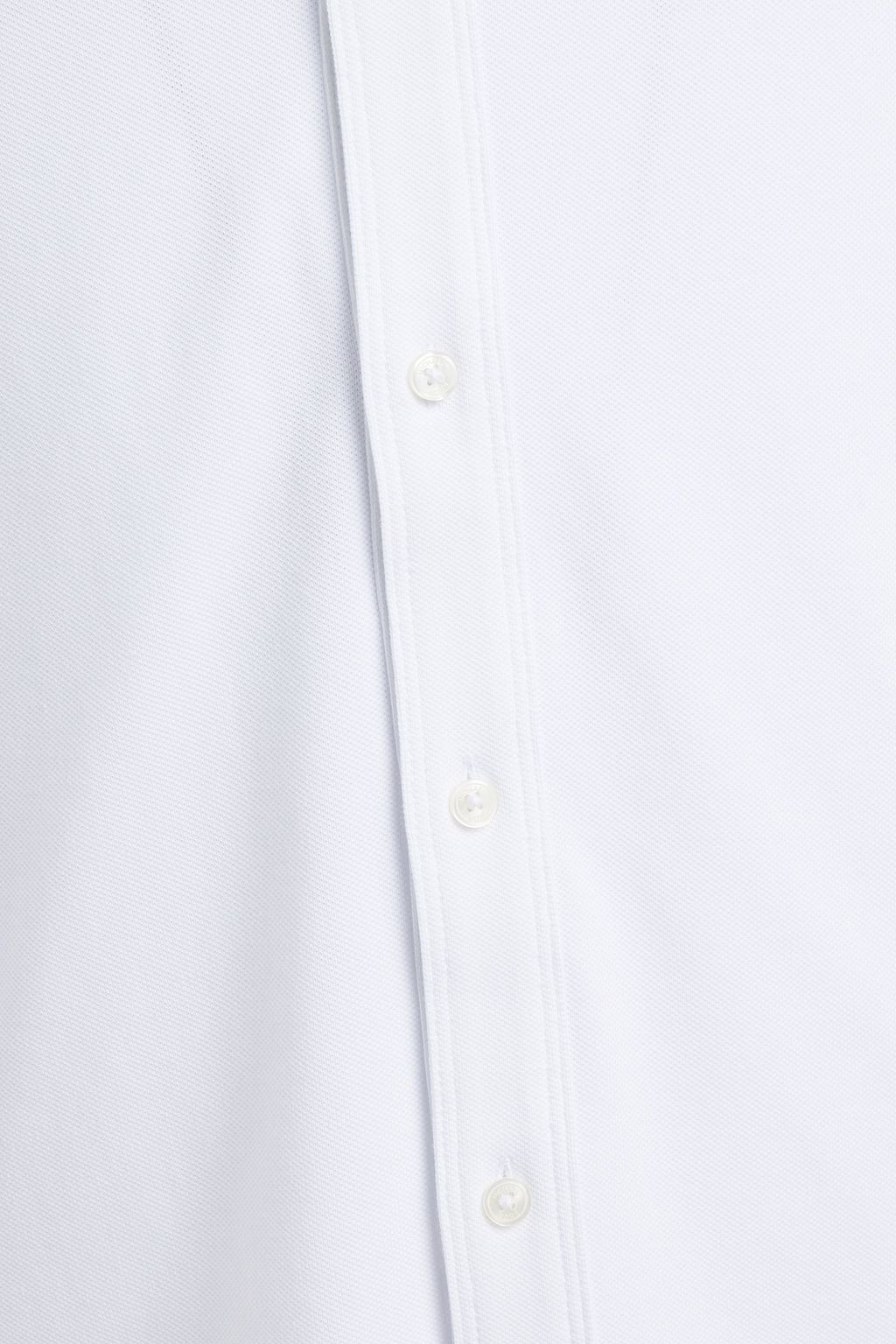 MICHAEL KORS Slim-fit cotton-blend piqué shirt