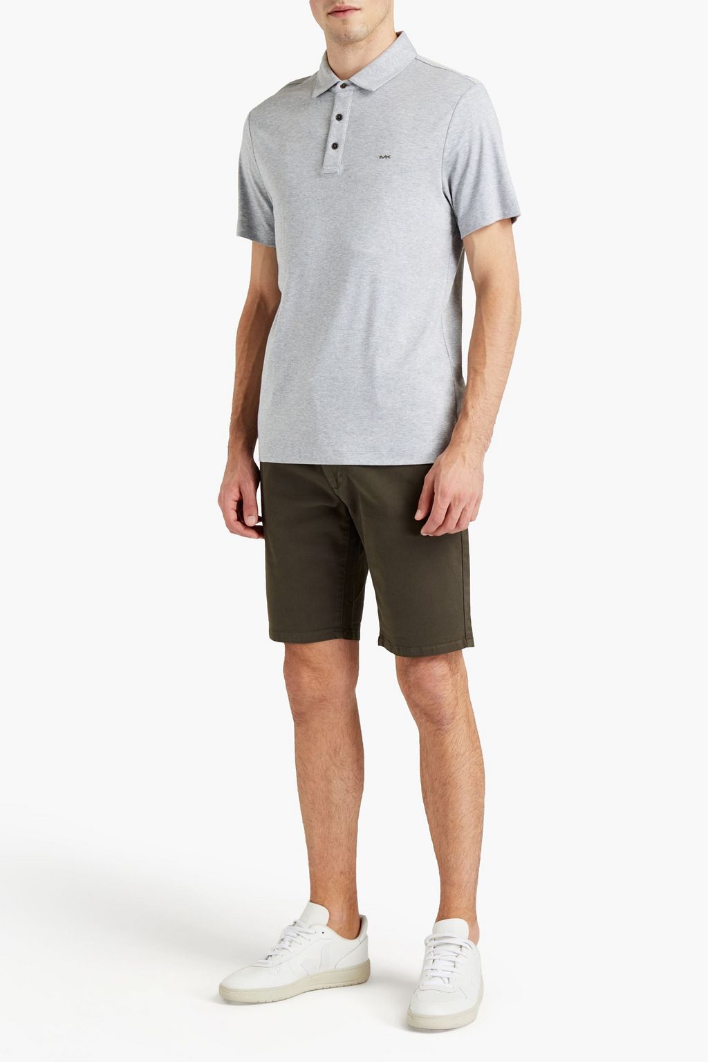 MICHAEL KORS Slim-fit cotton-jersey polo shirt