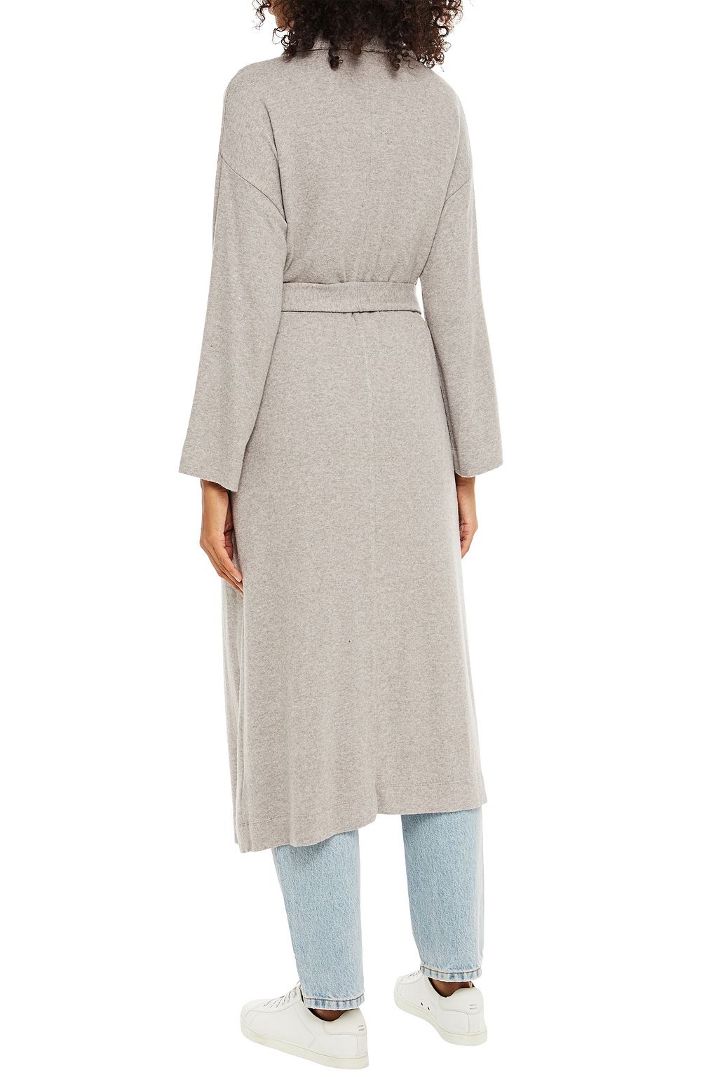 VELVET BY GRAHAM & SPENCER Belted mélange knitted cardigan