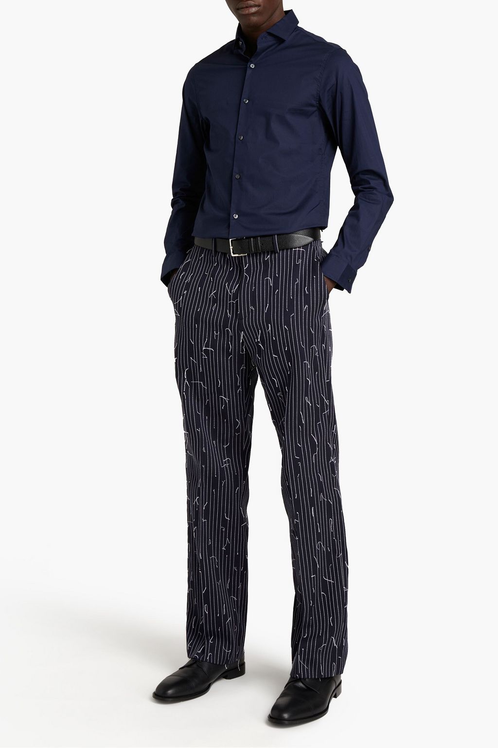 MICHAEL KORS Cotton-blend poplin shirt