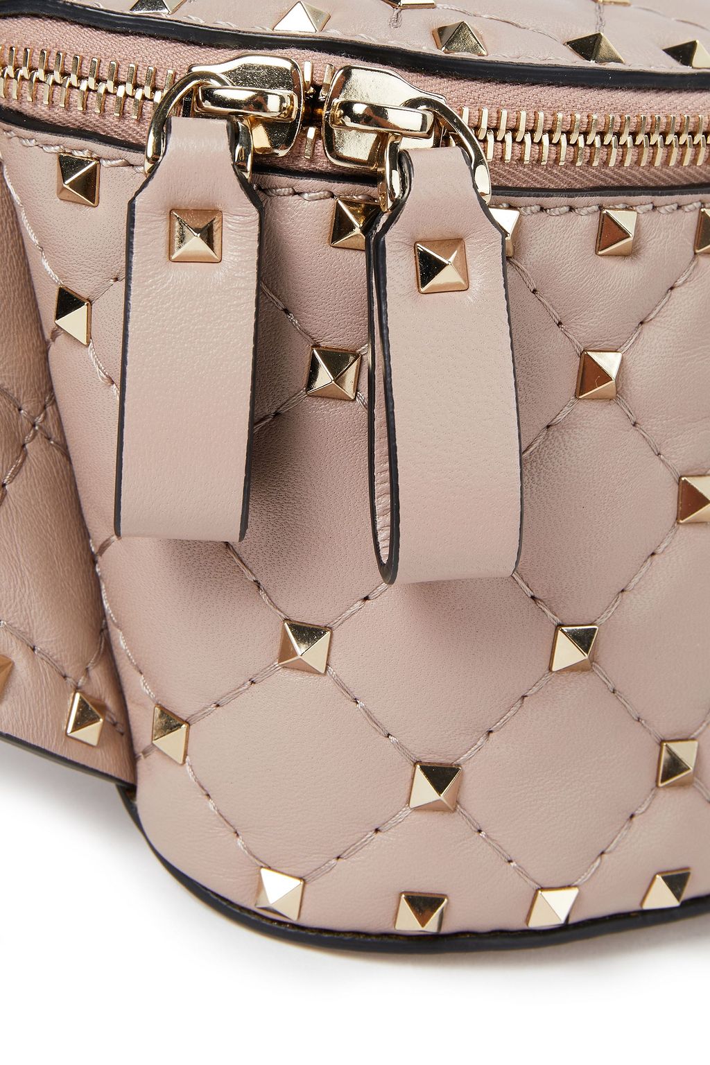 VALENTINO GARAVANI Rockstud Spike quilted leather belt bag