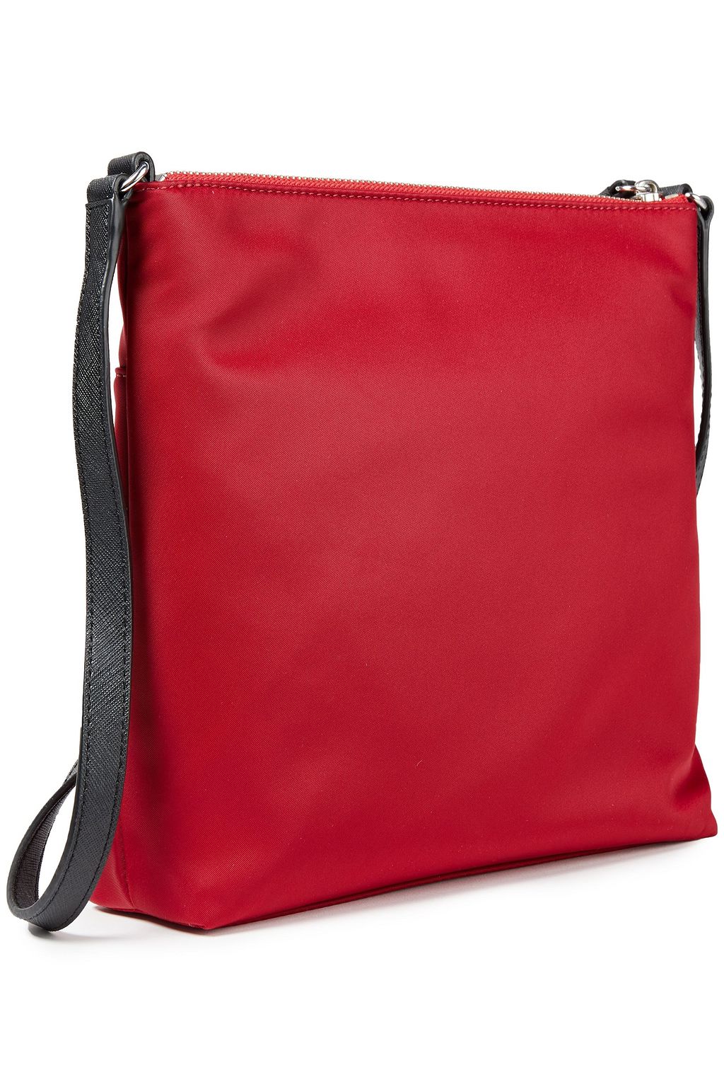DKNY Faux leather-trimmed shell shoulder bag
