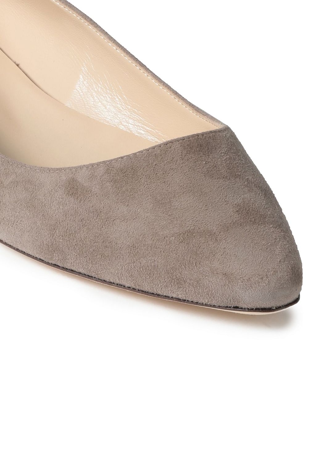 JIMMY CHOO Goa suede point-toe flats