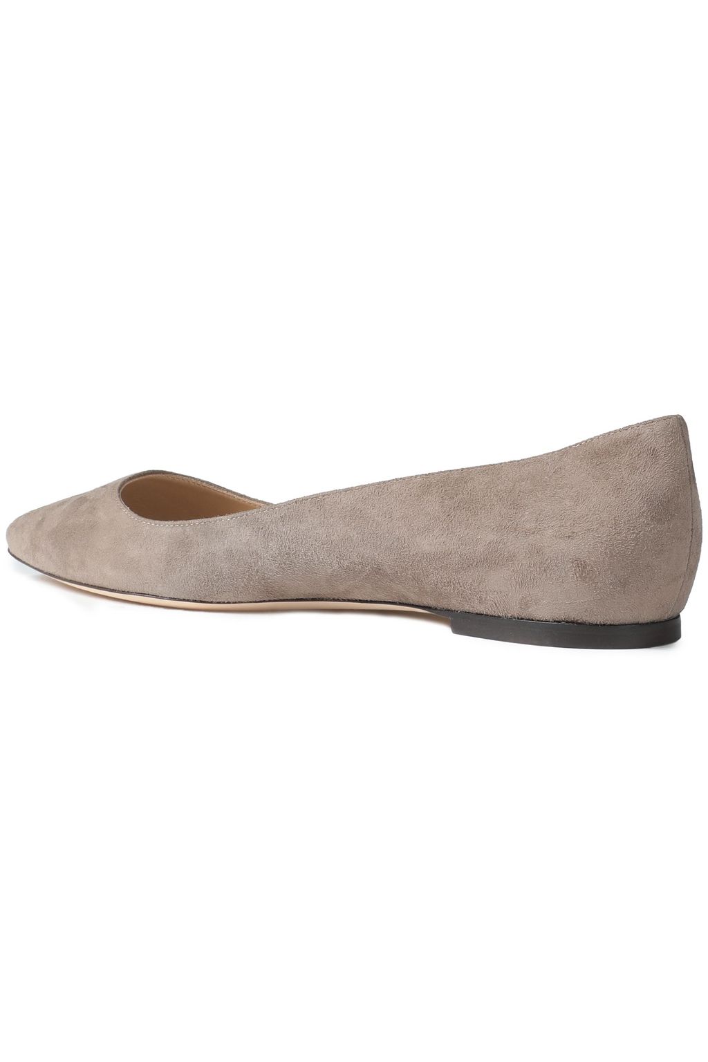 JIMMY CHOO Goa suede point-toe flats