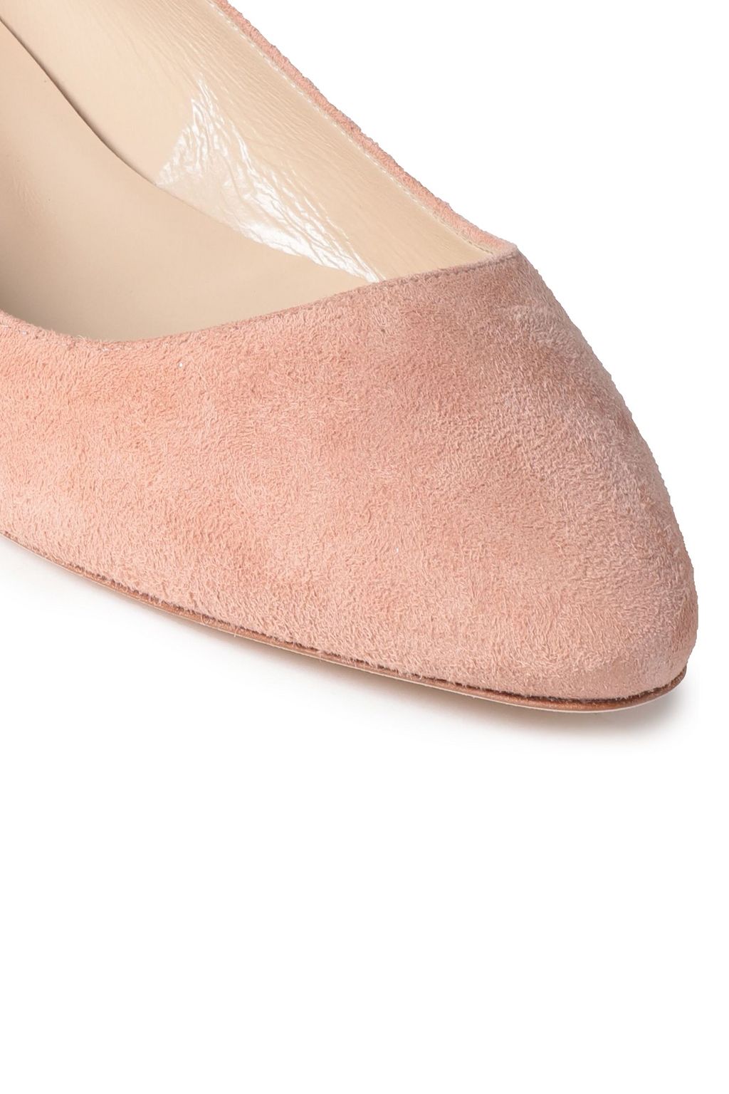 JIMMY CHOO Goa suede point-toe flats