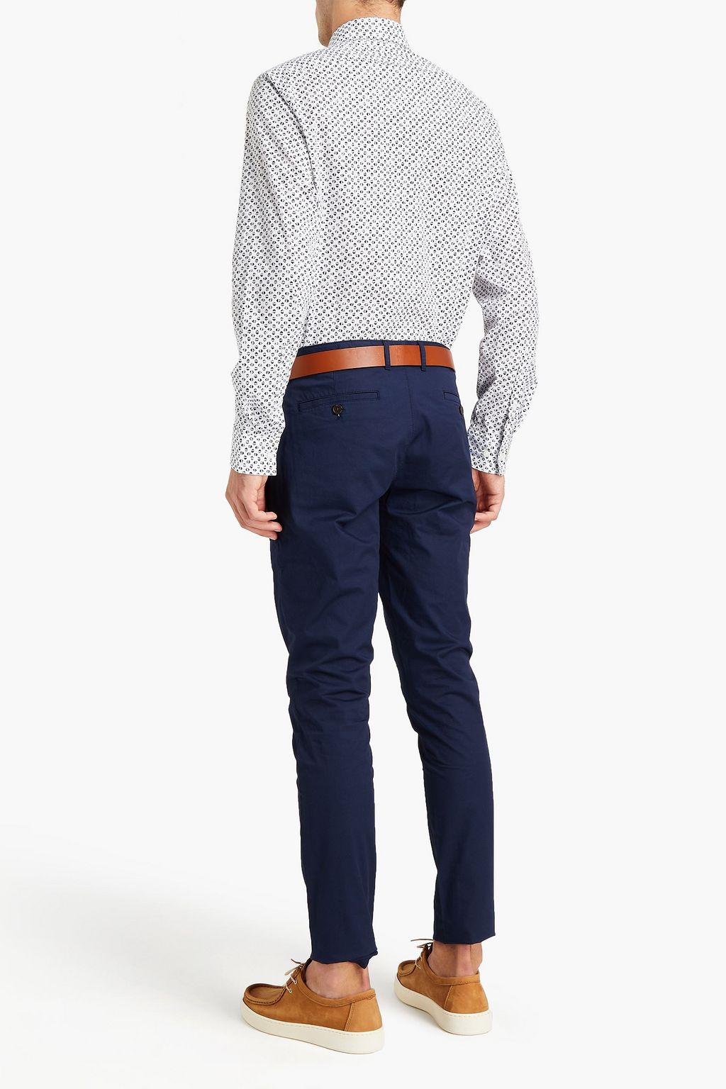 MICHAEL KORS Printed cotton-poplin shirt
