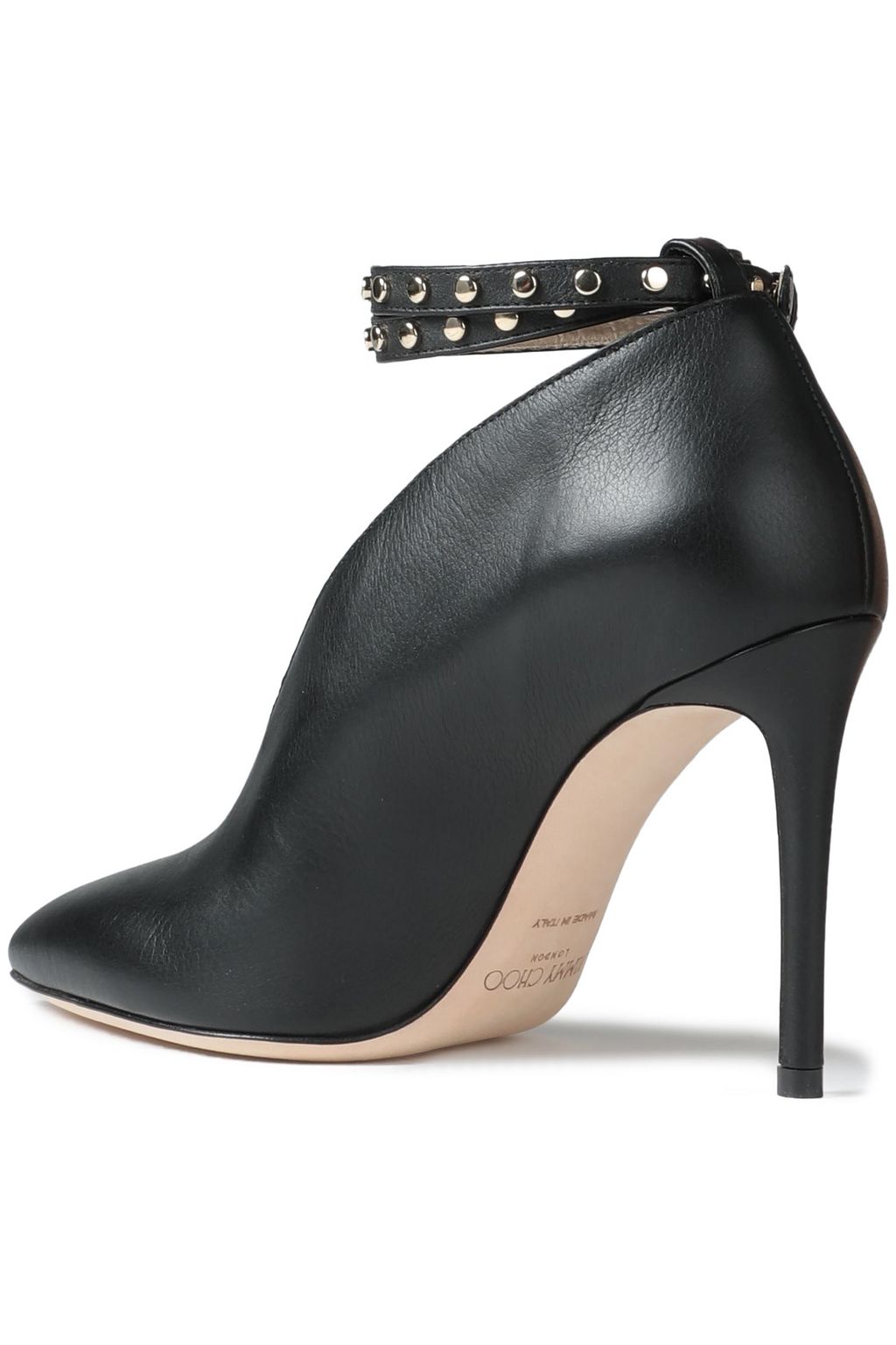 JIMMY CHOO Lark 100 studded leather pumps