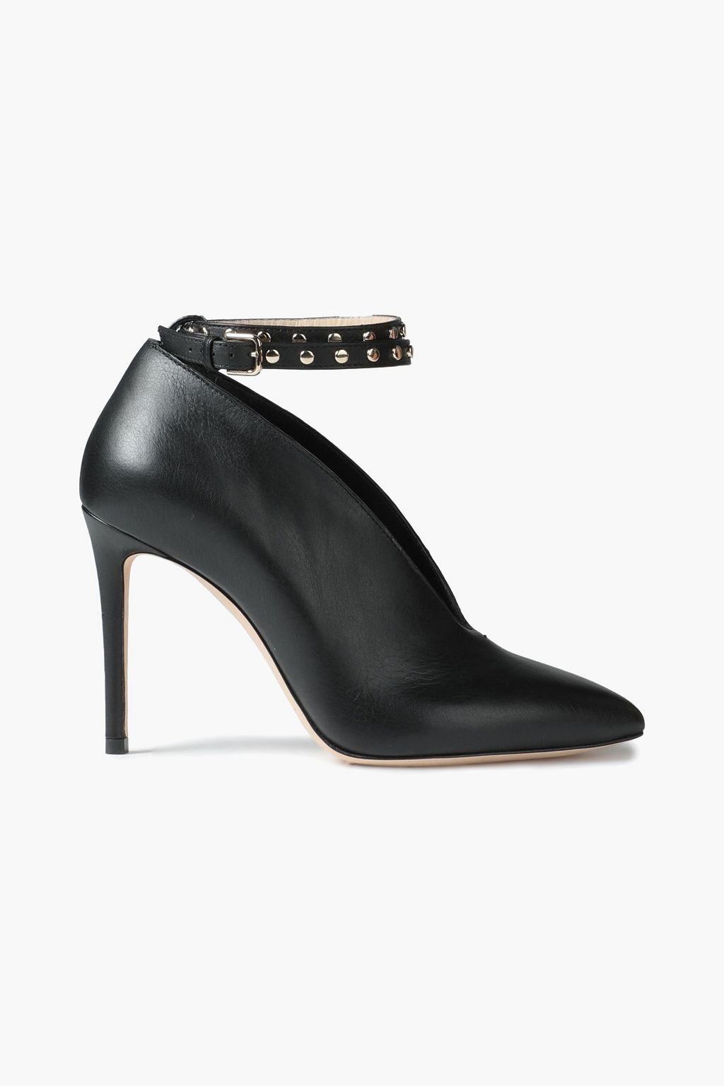 Black Lark 100 studded leather pumps | Sale up to 70% off OUTNET | CHOO | THE OUTNET