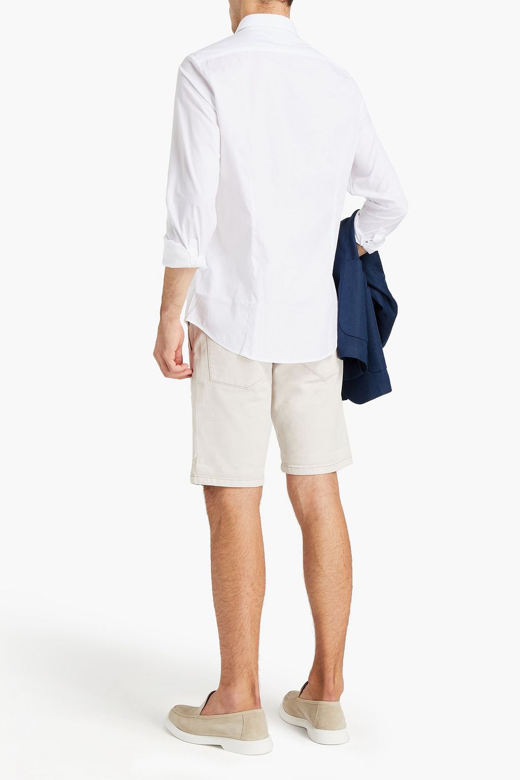 MICHAEL KORS Cotton-blend poplin shirt