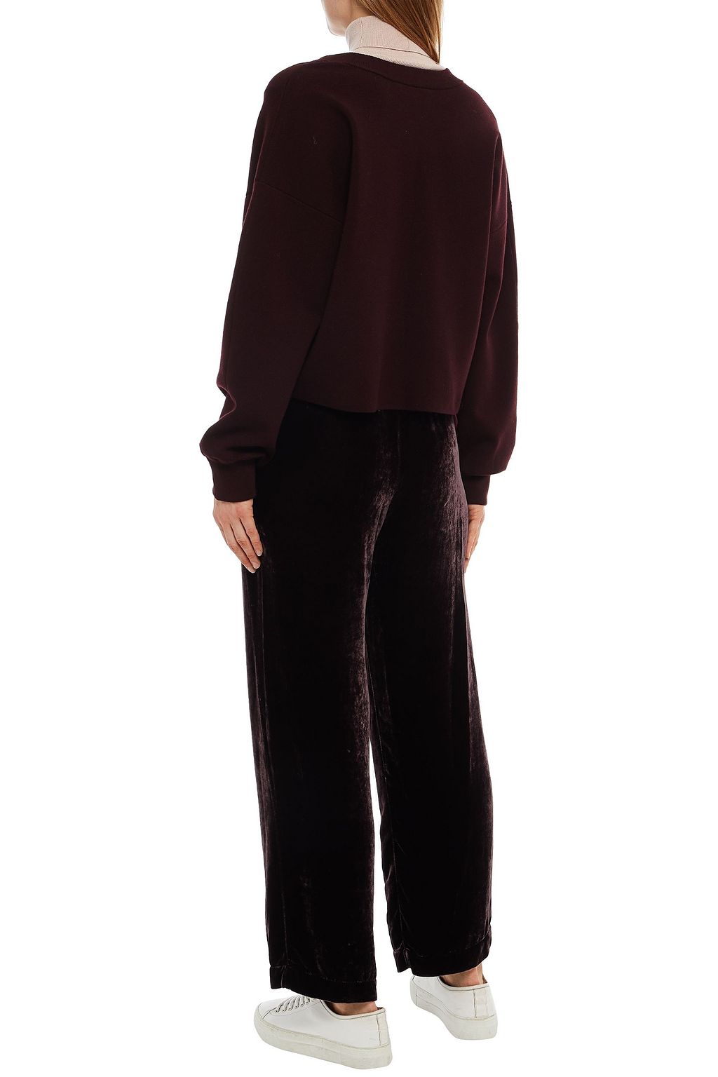 VELVET BY GRAHAM & SPENCER Dennie velvet straight-leg pants